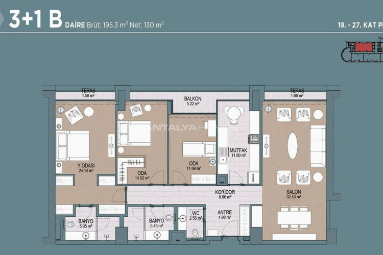 Квартира 2+1 в Багджыларе, Стамбул, Турция | SBB-46234