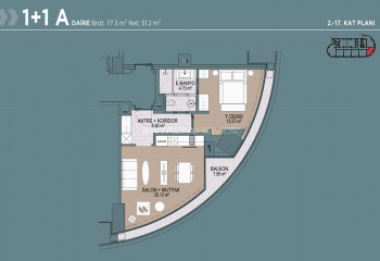 Квартира 2+1 в Багджыларе, Стамбул, Турция | SBB-46234