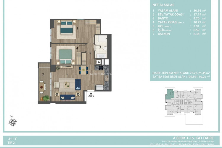 Квартира 3+1 в Авджыларе, Стамбул, Турция | SBB-46623