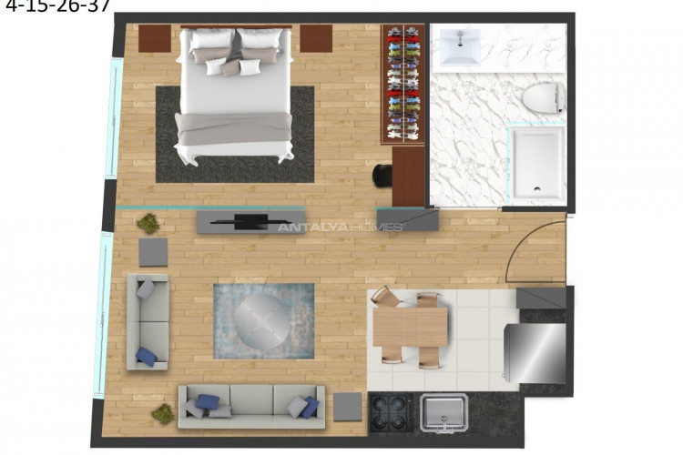 Квартира 1+1 в Шишли, Стамбул, Турция | PBB-46609