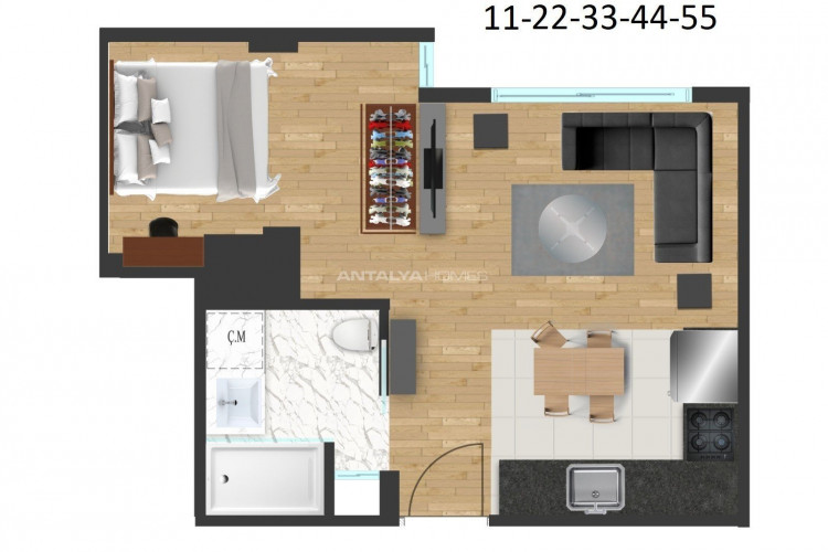 Квартира 1+1 в Шишли, Стамбул, Турция | PBB-46609