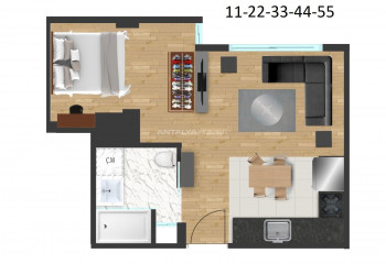 Квартира 1+1 в Шишли, Стамбул, Турция | PBB-46609