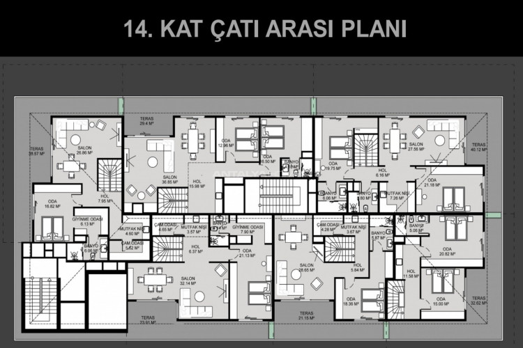 Квартира 2+1 в Аташехире, Стамбул, Турция | PTE-46498