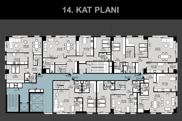 Квартира 1+1 в Аташехире, Стамбул, Турция | SBB-46497