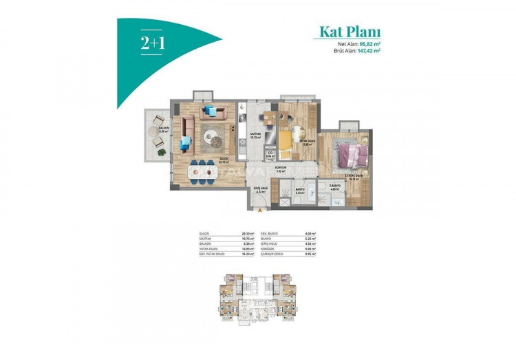 Квартира 4+1 в Башакшехире, Стамбул, Турция | PTE-46218