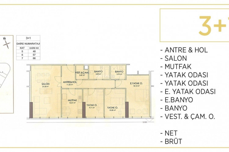 Квартира 2+1 в Кадыкёй, Стамбул, Турция | PTE-46515