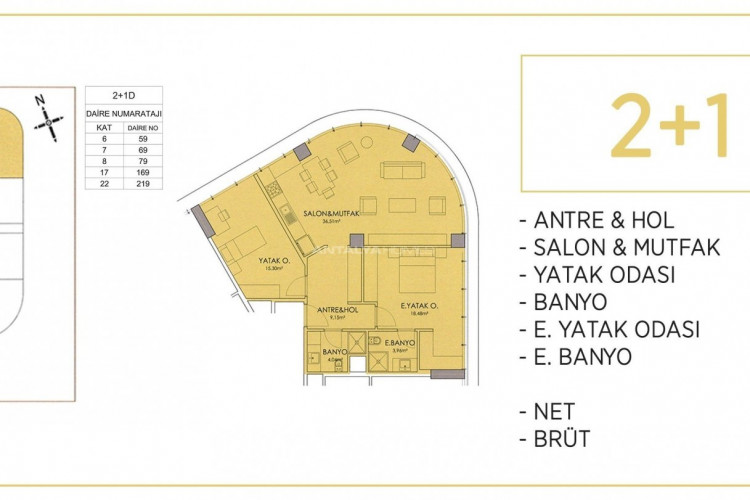 Квартира 2+1 в Кадыкёй, Стамбул, Турция | PTE-46515