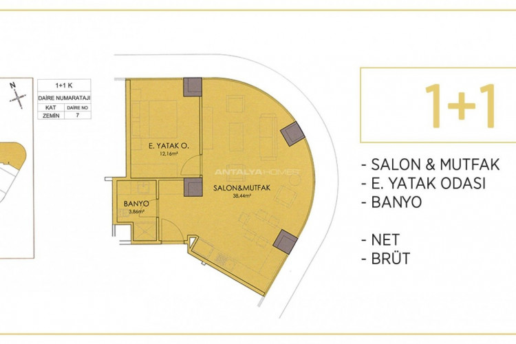 Квартира 2+1 в Кадыкёй, Стамбул, Турция | PTE-46515