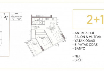 Квартира 2+1 в Кадыкёй, Стамбул, Турция | PTE-46515