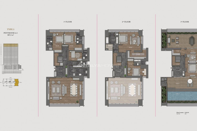 Квартира 3+1 в Шишли, Стамбул, Турция | SBB-46335