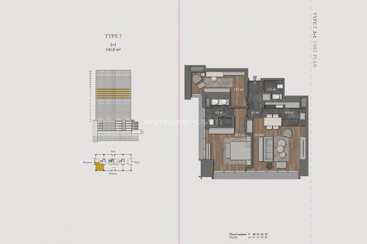 Квартира 3+1 в Шишли, Стамбул, Турция | SBB-46335