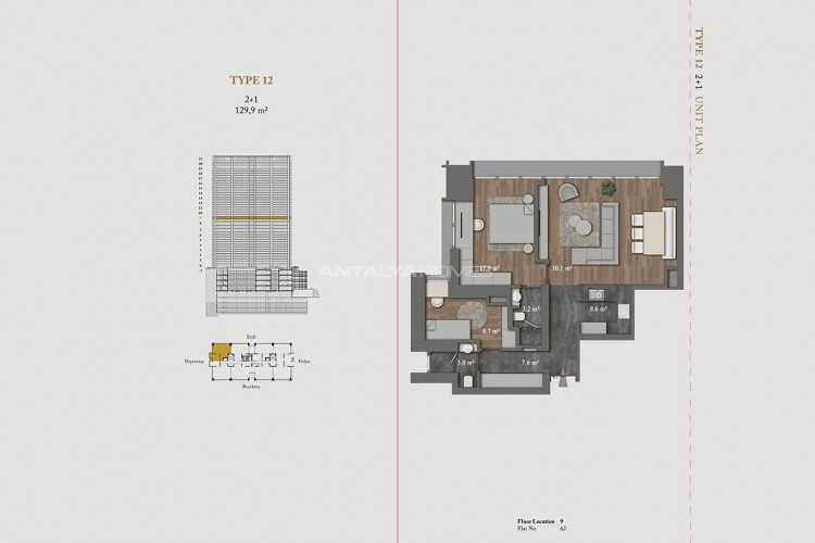 Квартира 3+1 в Шишли, Стамбул, Турция | SBB-46335