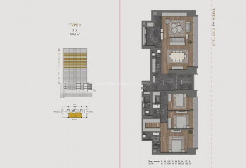 Квартира 3+1 в Шишли, Стамбул, Турция | SBB-46335