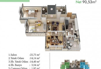 Квартира 4+1 в Башакшехире, Стамбул, Турция | SBB-46495