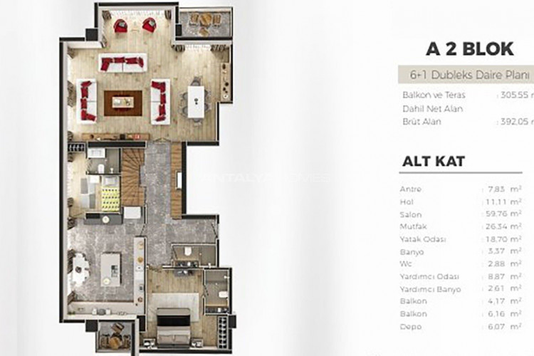 Квартира 6+1 в Ускюдаре, Стамбул, Турция | STE-46290