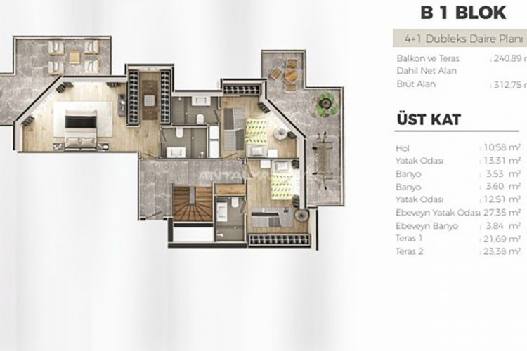 Квартира 6+1 в Ускюдаре, Стамбул, Турция | STE-46290