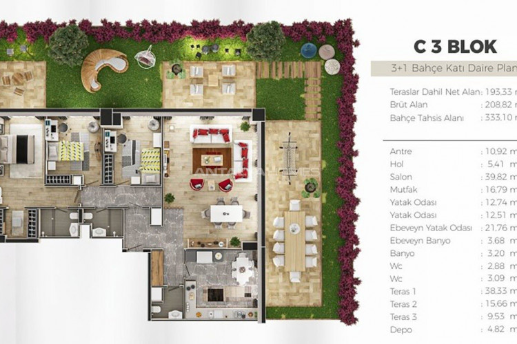 Квартира 6+1 в Ускюдаре, Стамбул, Турция | STE-46290