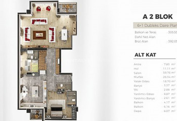 Квартира 6+1 в Ускюдаре, Стамбул, Турция | STE-46290