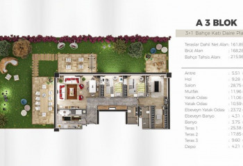 Квартира 6+1 в Ускюдаре, Стамбул, Турция | STE-46290