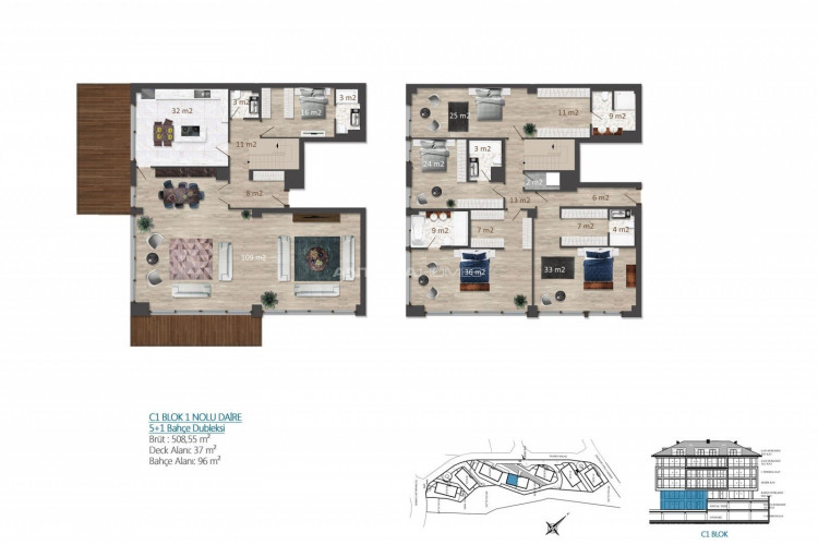 Квартира 3+1 в Ускюдаре, Стамбул, Турция | PKK-46679