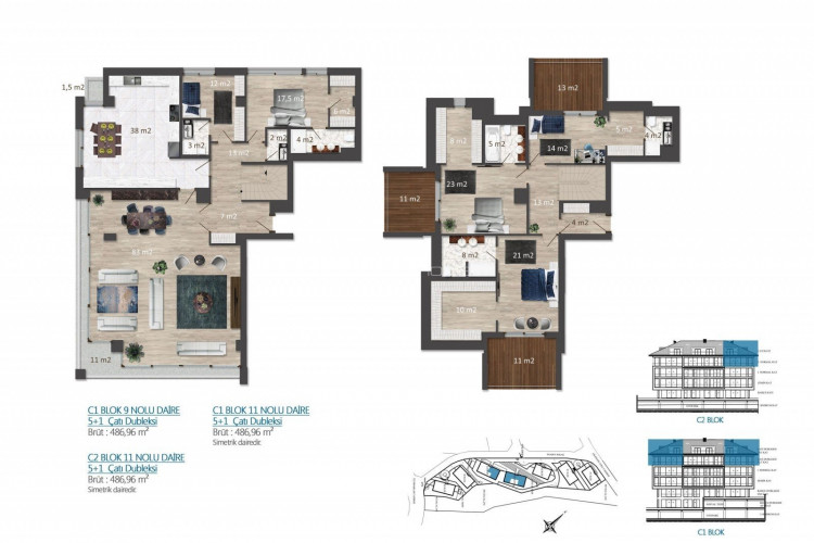 Квартира 4+1 в Ускюдаре, Стамбул, Турция | STE-46680