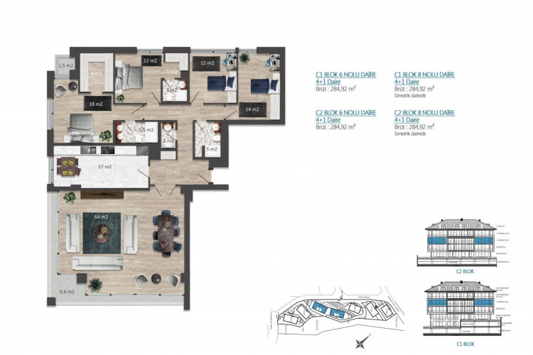 Квартира 4+1 в Ускюдаре, Стамбул, Турция | STE-46680