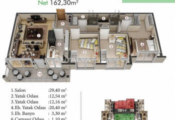 Квартира 2+1 в Башакшехире, Стамбул, Турция | SBB-46494