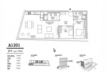 Квартира 1+1 в Кючюкчекмедже, Стамбул, Турция | PTE-46090