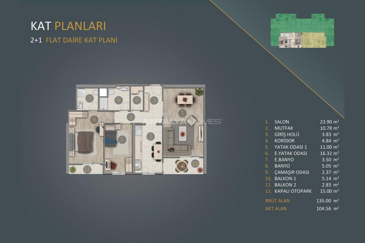 Квартира 4+1 в Авджыларе, Стамбул, Турция | PBB-46358