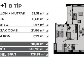 Квартира 1+1 в Кадыкёй, Стамбул, Турция | SBB-46482