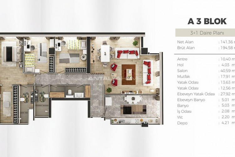 Квартира 3+1 в Ускюдаре, Стамбул, Турция | PBB-46288