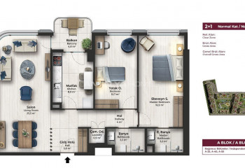 Квартира 2+1 в Кючюкчекмедже, Стамбул, Турция | STE-46631