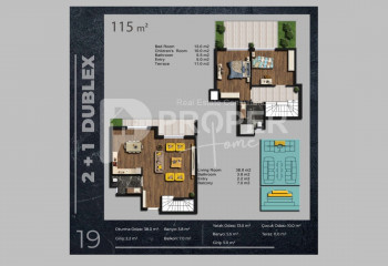 Квартира 4+1 в Коньяалты, Анталия, Турция | PTE-41395