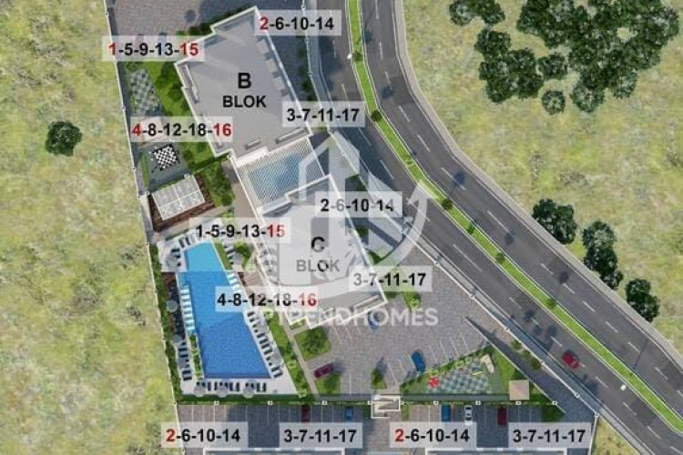 Квартира 3+1 в Оба, Алания, Турция | PKK-35504