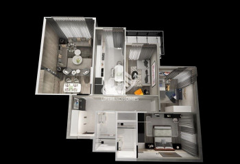 Квартира 3+1 в Оба, Алания, Турция | PKK-35504