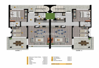 Квартира 2+1 в Бодруме, Турция | PTE-10948