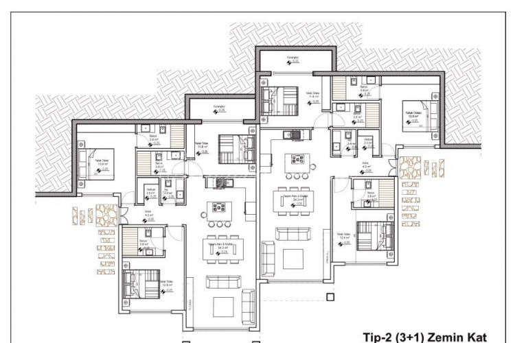 Квартира 2+1 в Бодруме, Турция | PTE-38736