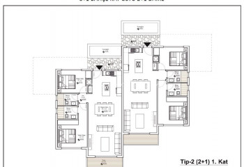 Квартира 2+1 в Бодруме, Турция | PTE-38736