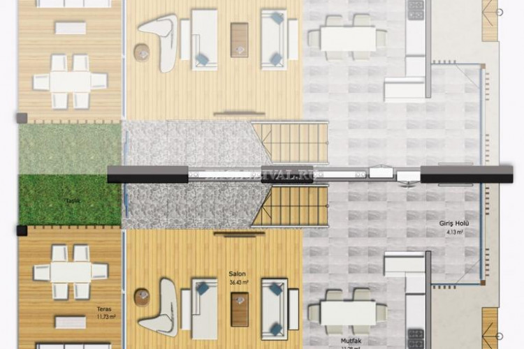 Квартира 2+1 в Бодруме, Турция | STE-38572