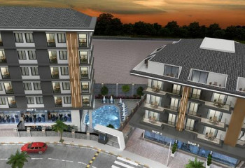 Квартира 1+1 в Алании, Турция 