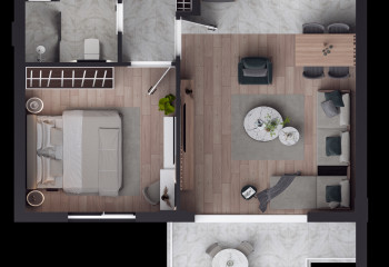 Квартира 1+1 в Аксу, Анталия, Турция | PKK-36047