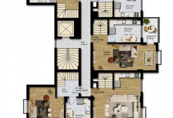 Квартира 2+1 в Газипаше, Турция | STE-41697