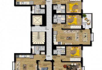 Квартира 2+1 в Газипаше, Турция | STE-41697