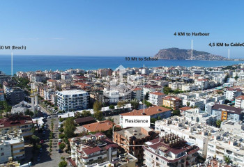 Квартира 1+1 в Оба, Алания, Турция | PTE-35438