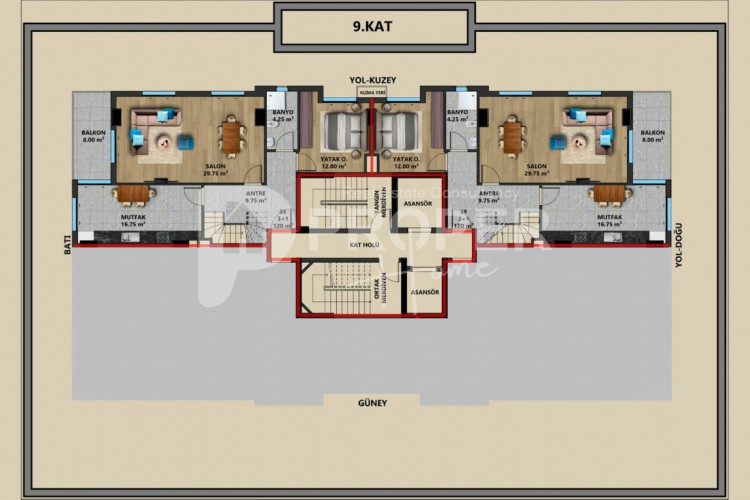 Квартира 5+1 в Муратпаше, Анталия, Турция | SBB-41351