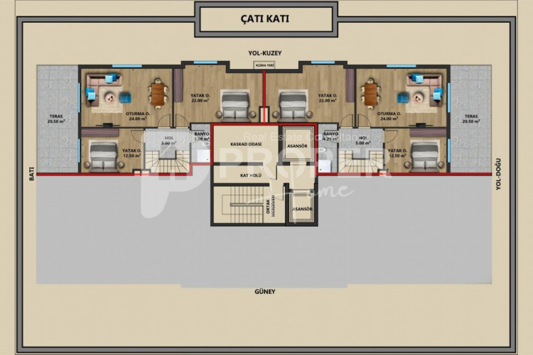 Квартира 5+1 в Муратпаше, Анталия, Турция | SBB-41351