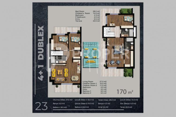 Квартира 2+1 в Коньяалты, Анталия, Турция | STE-41392