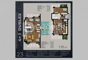 Квартира 2+1 в Коньяалты, Анталия, Турция | STE-41392