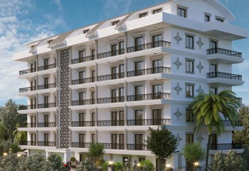 Квартира 1+1 в Махмутларе, Алания, Турция