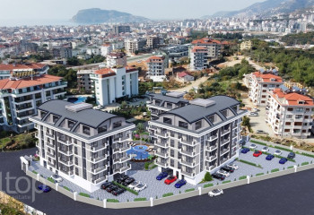 Апартаменты 2+1 в Оба, Алания, Турция 